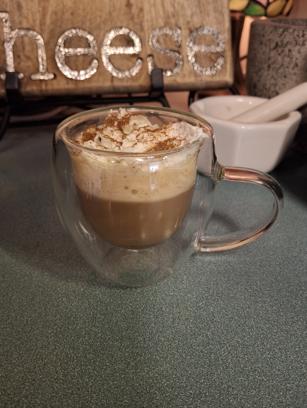 Double Walled Espresso Coffee Mugs 4 Oz. Set Of 4 Light Wt Glass W Air Pocket